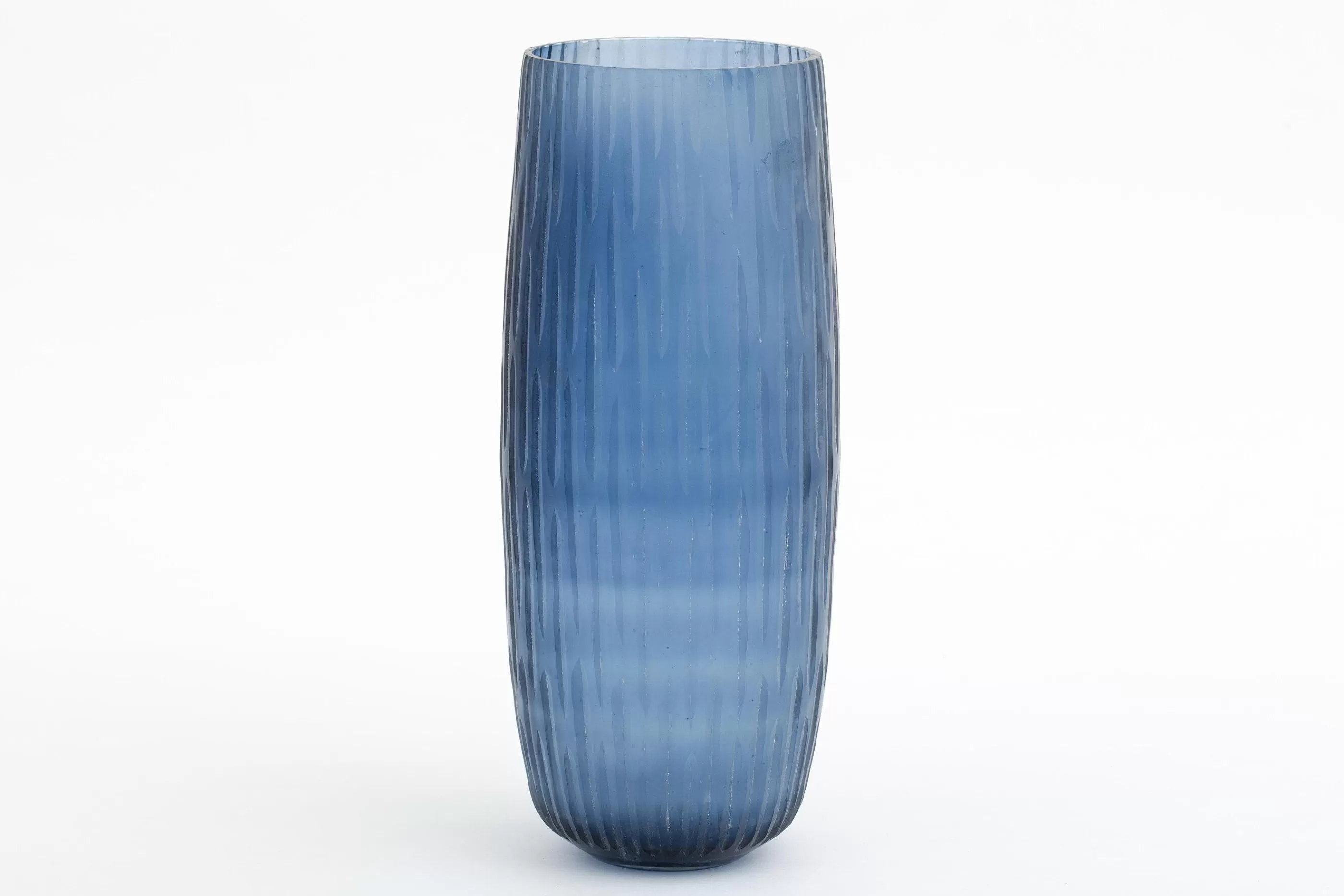 Flamant Arez, Vaas, Glas, Blauw, L | Decoratie