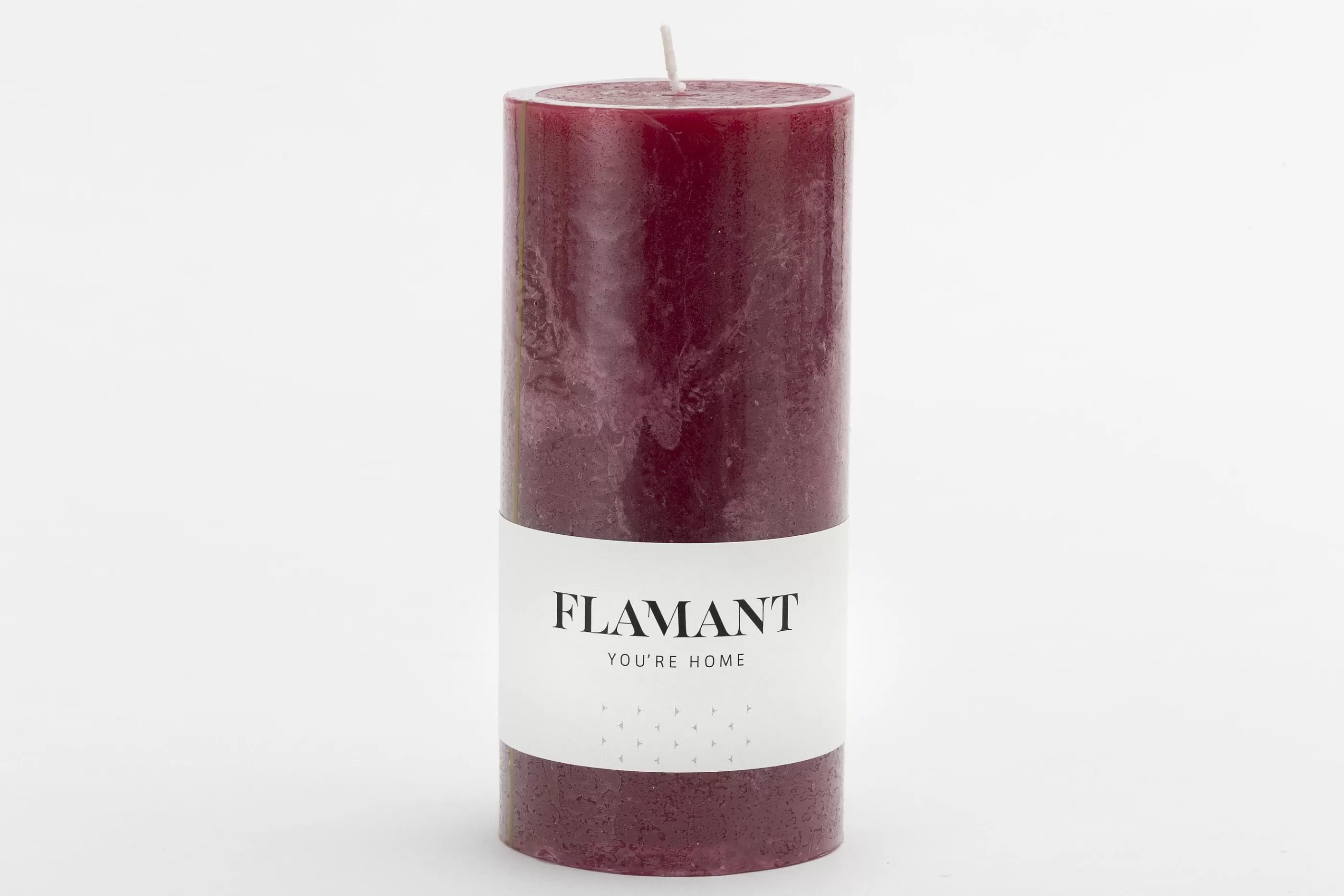 Flamant Beth, Kaars, Kleur Balmoral Rood, 7X15Cm | Decoratie