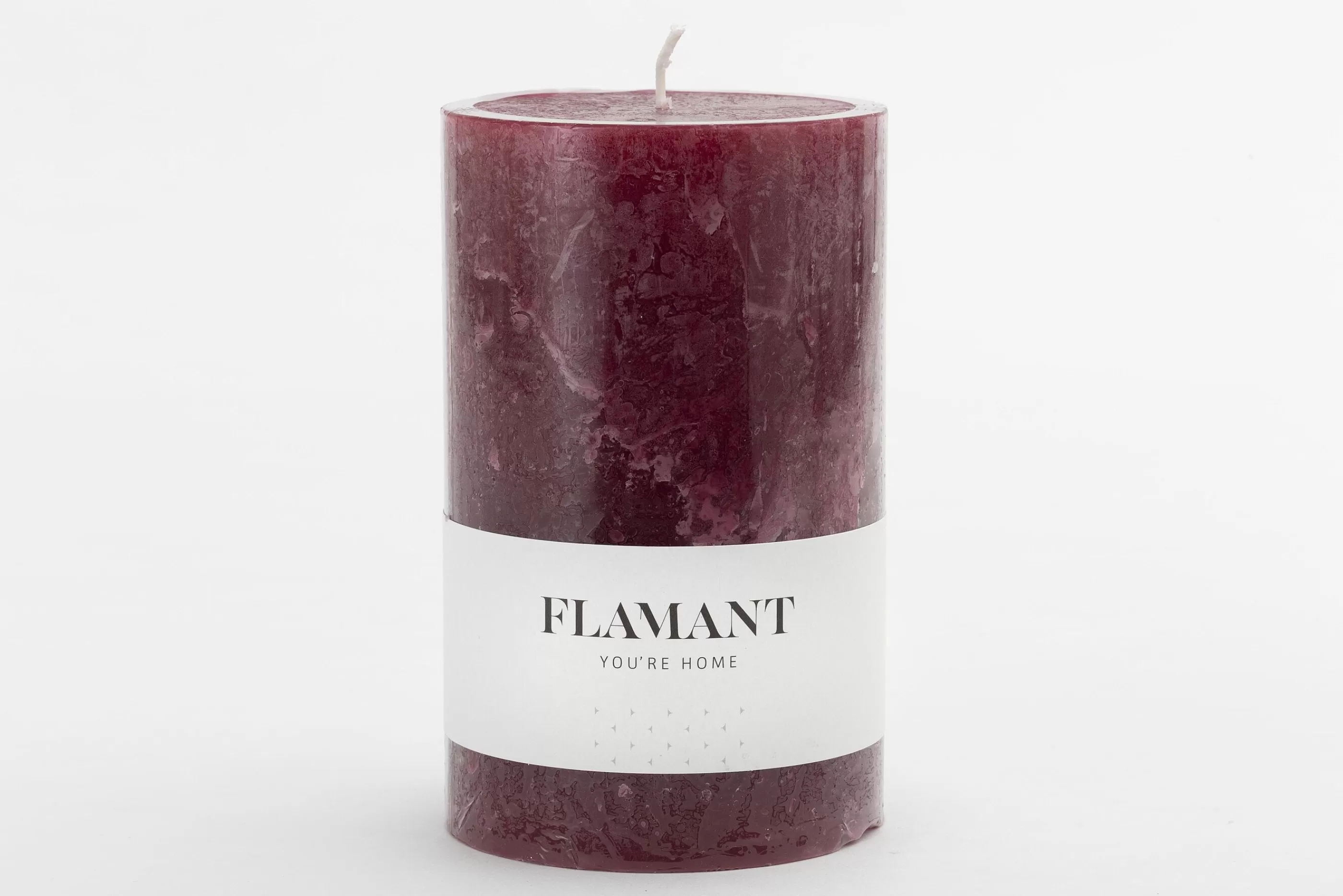 Flamant Beth, Kaars, Kleur Balmoral Rood, 9X15Cm | Decoratie