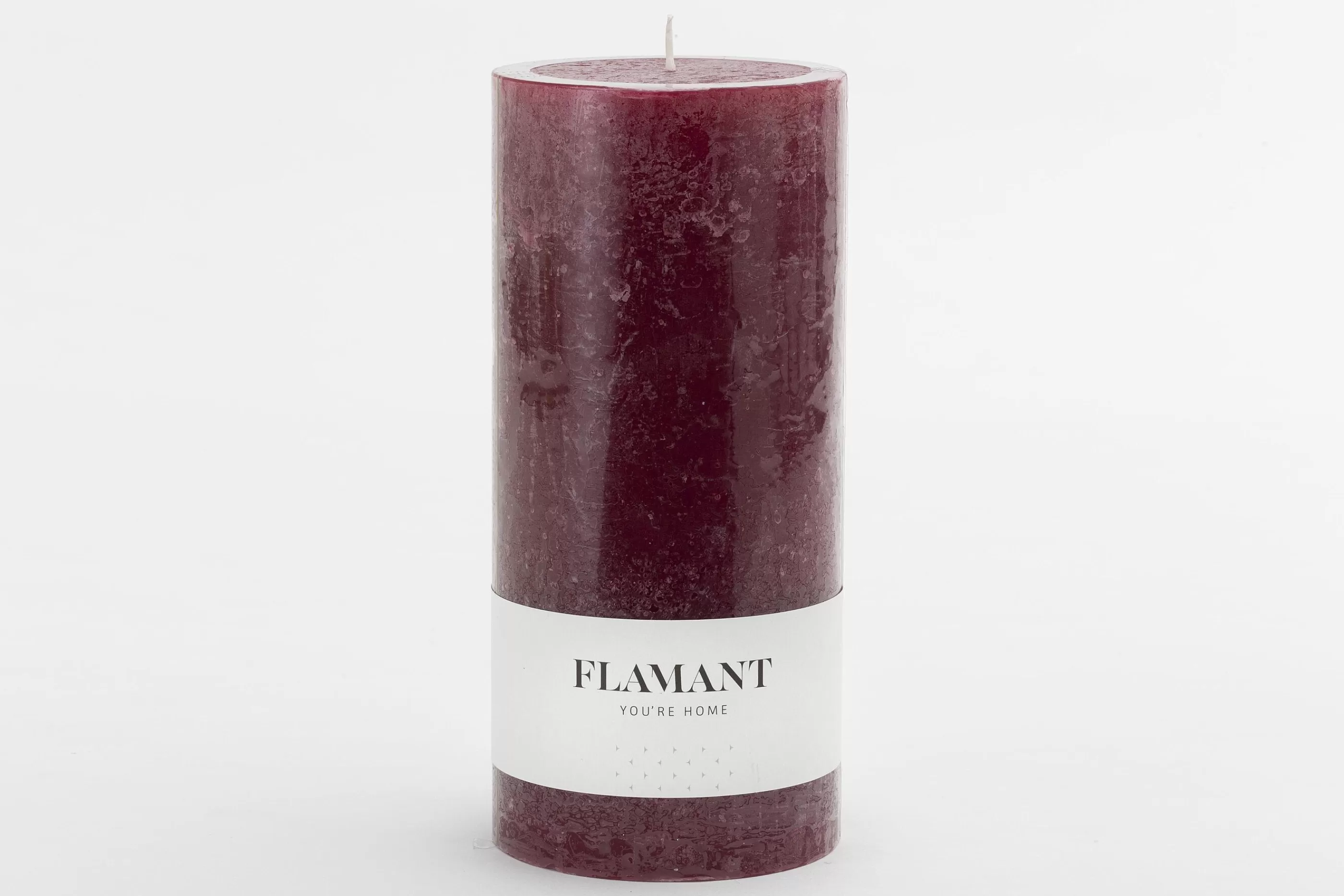 Flamant Beth, Kaars, Kleur Balmoral Rood, 9X20Cm | Decoratie