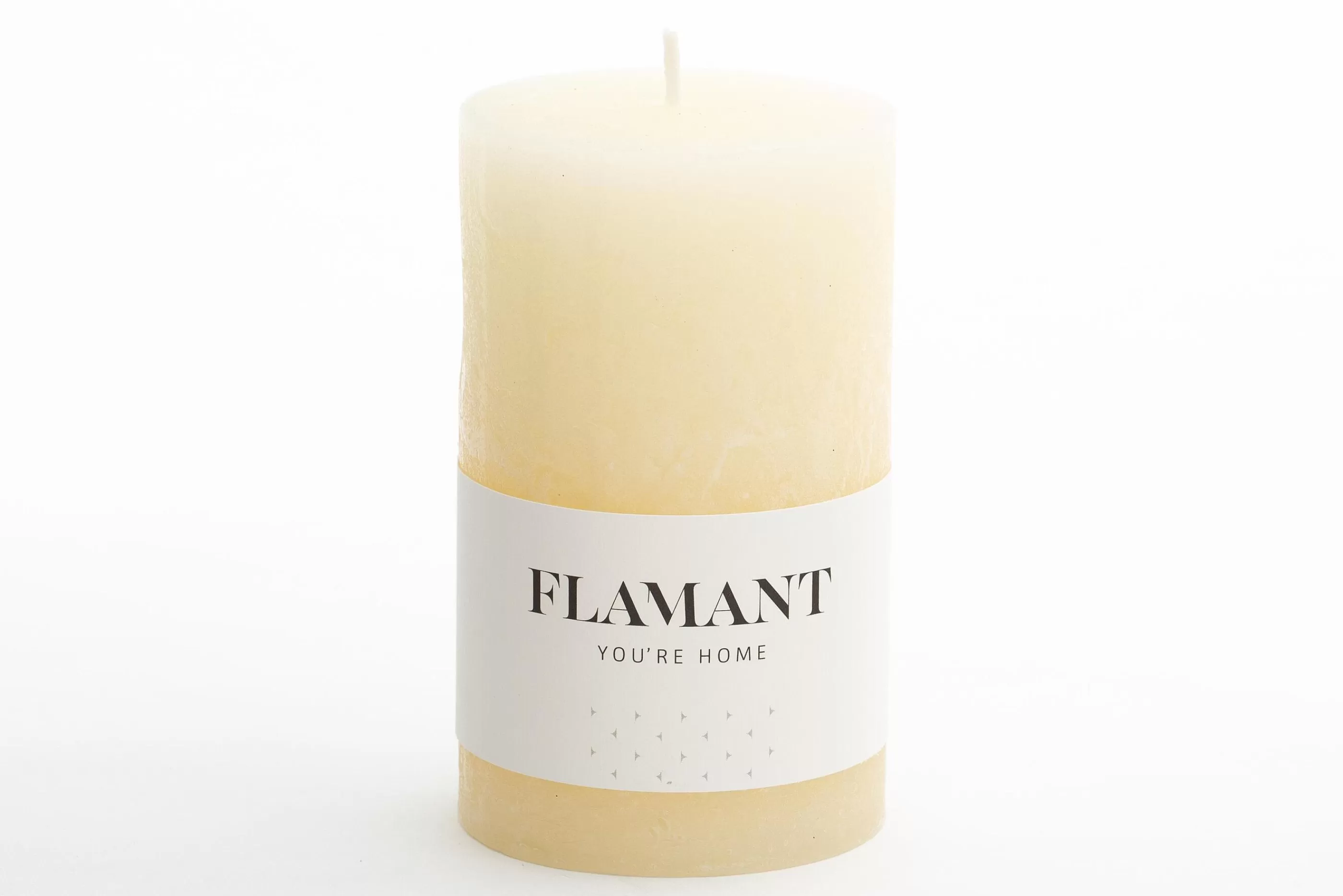 Flamant Beth, Kaars, Kleur Creme, 7X11,5Cm | Decoratie