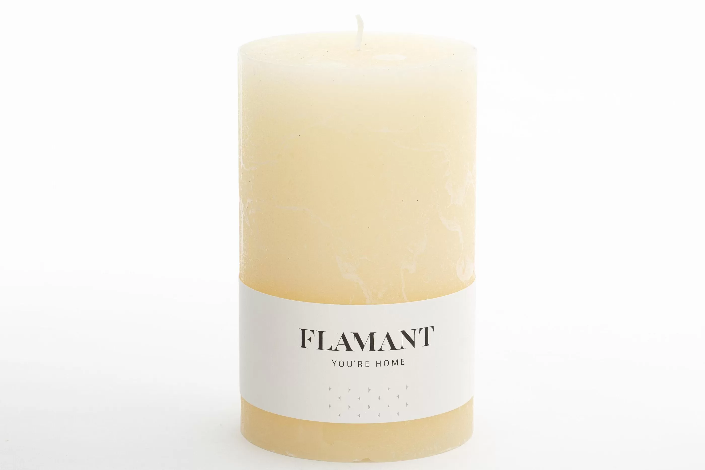 Flamant Beth, Kaars, Kleur Creme, 9X15Cm | Decoratie