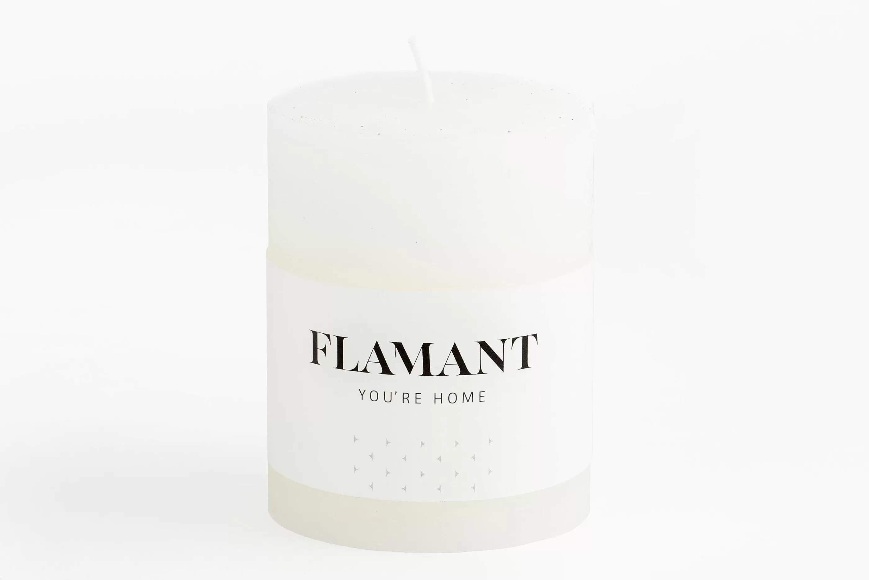 Flamant Beth, Kaars, Kleur Wit, 7X9Cm | Decoratie