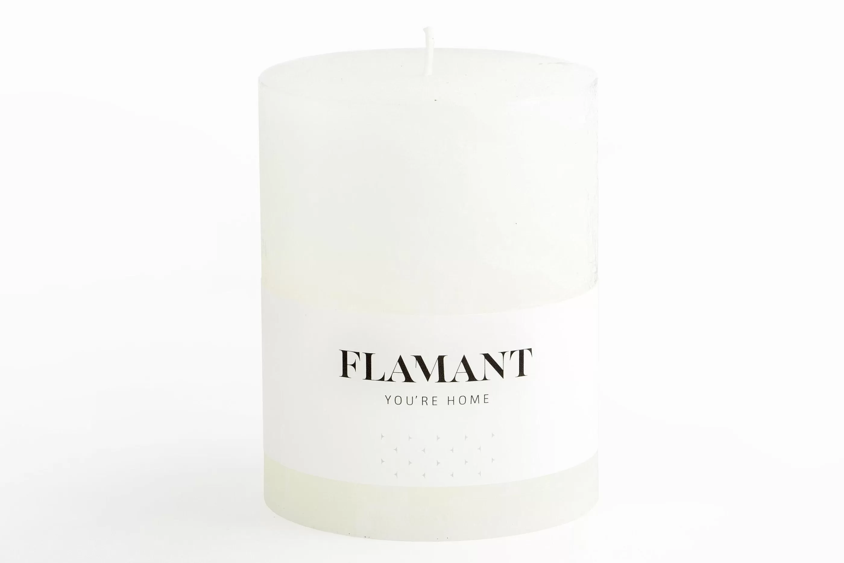 Flamant Beth, Kaars, Kleur Wit, 9X11,5Cm | Decoratie