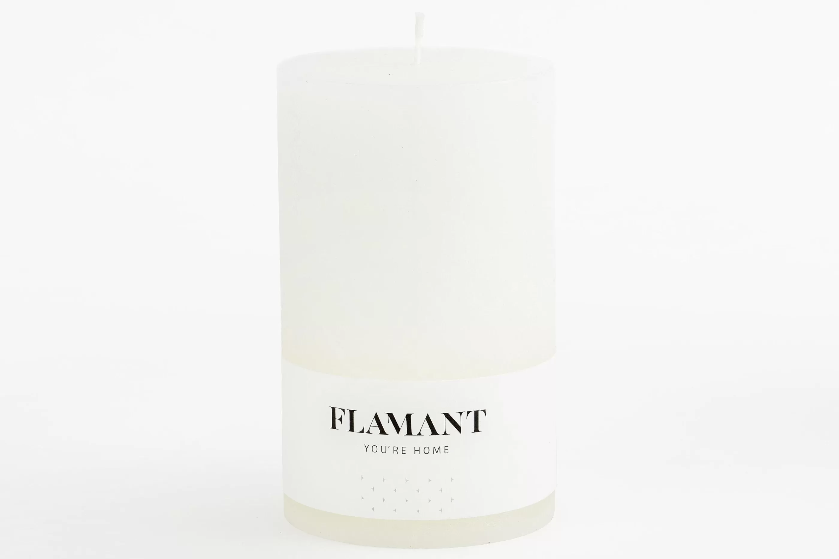 Flamant Beth, Kaars, Kleur Wit, 9X15Cm | Decoratie