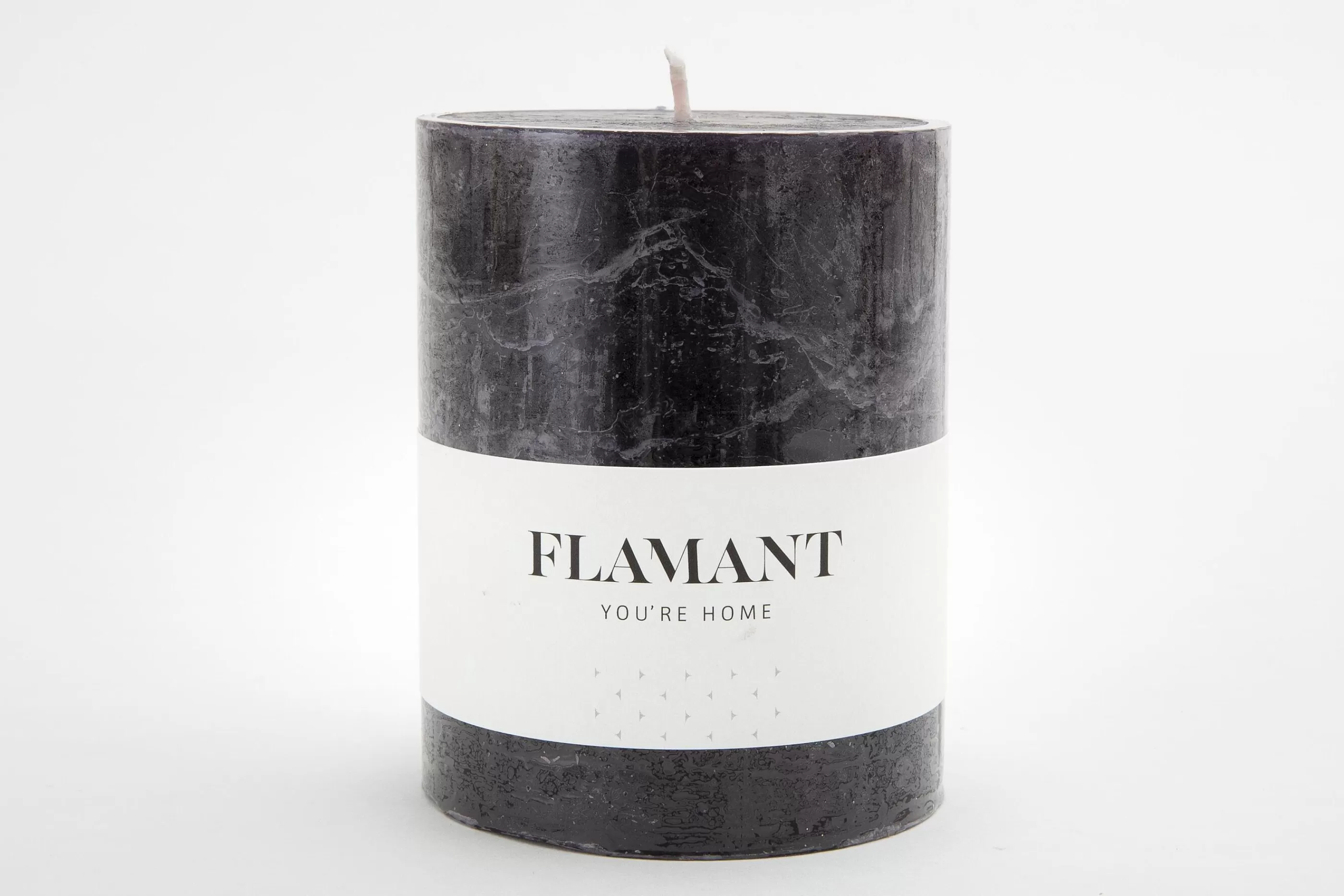 Flamant Beth, Kaars, Kleur Zwart, 9X11,5Cm | Decoratie