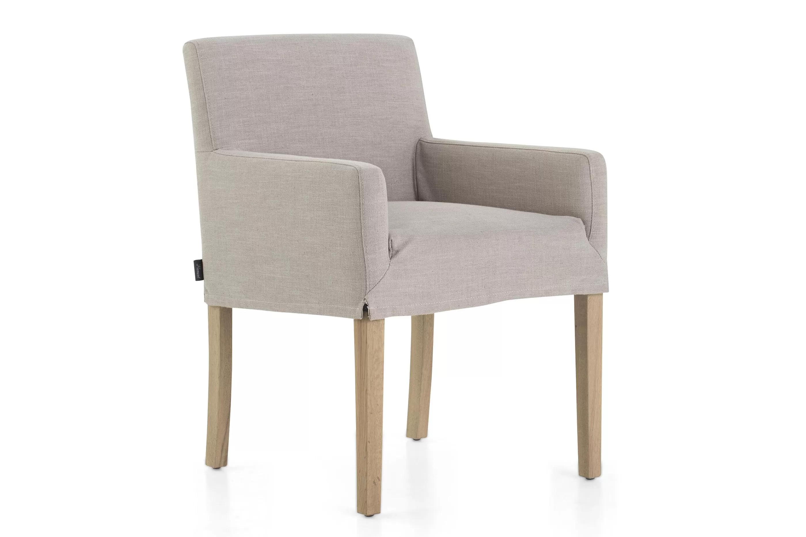 Flamant Billy, Fauteuil, Berken, Gebroken Wit Linnen | Stoelen