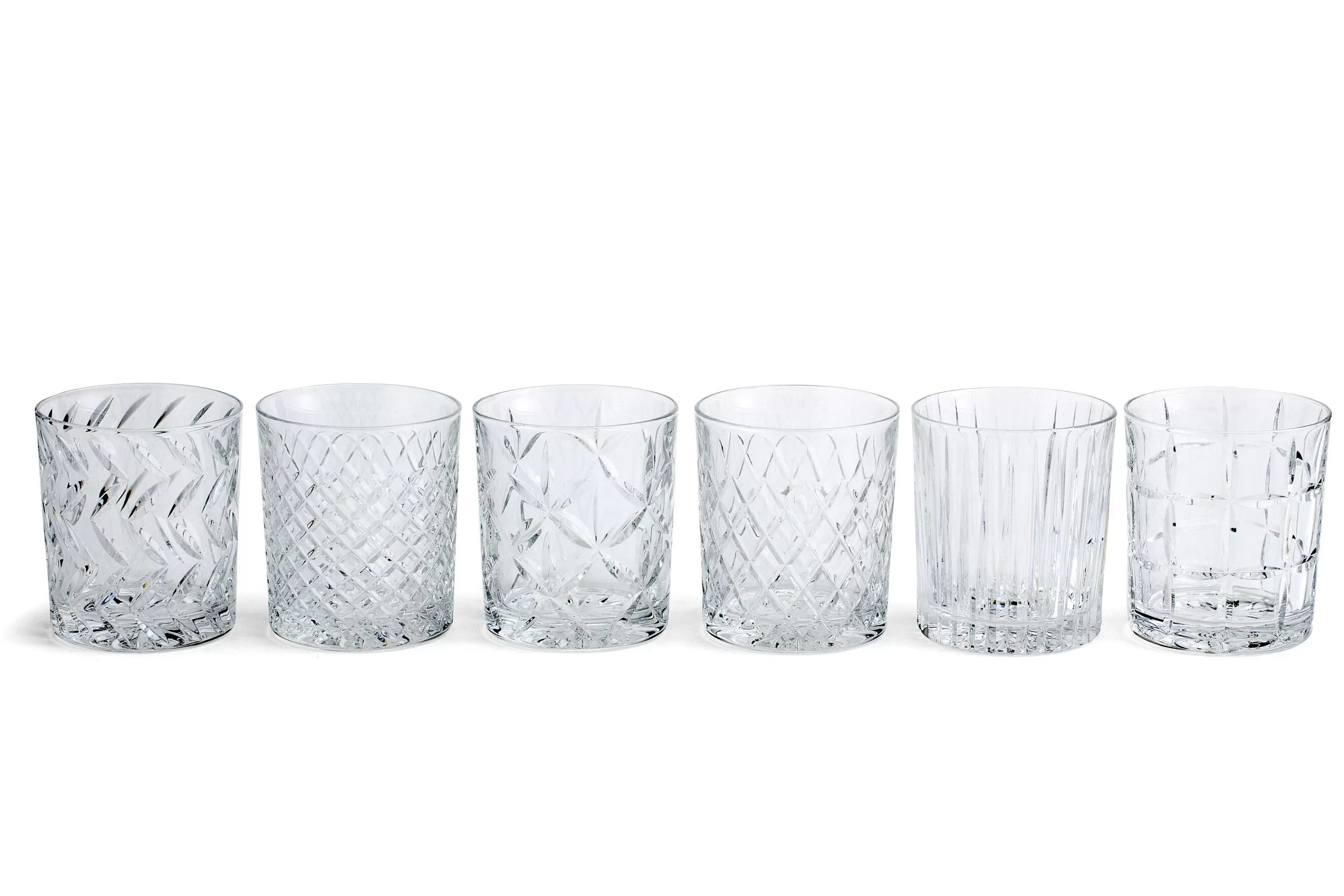 Flamant Bogart, Whiskyglas, Handgeslepen, Set Van 6 | Bril