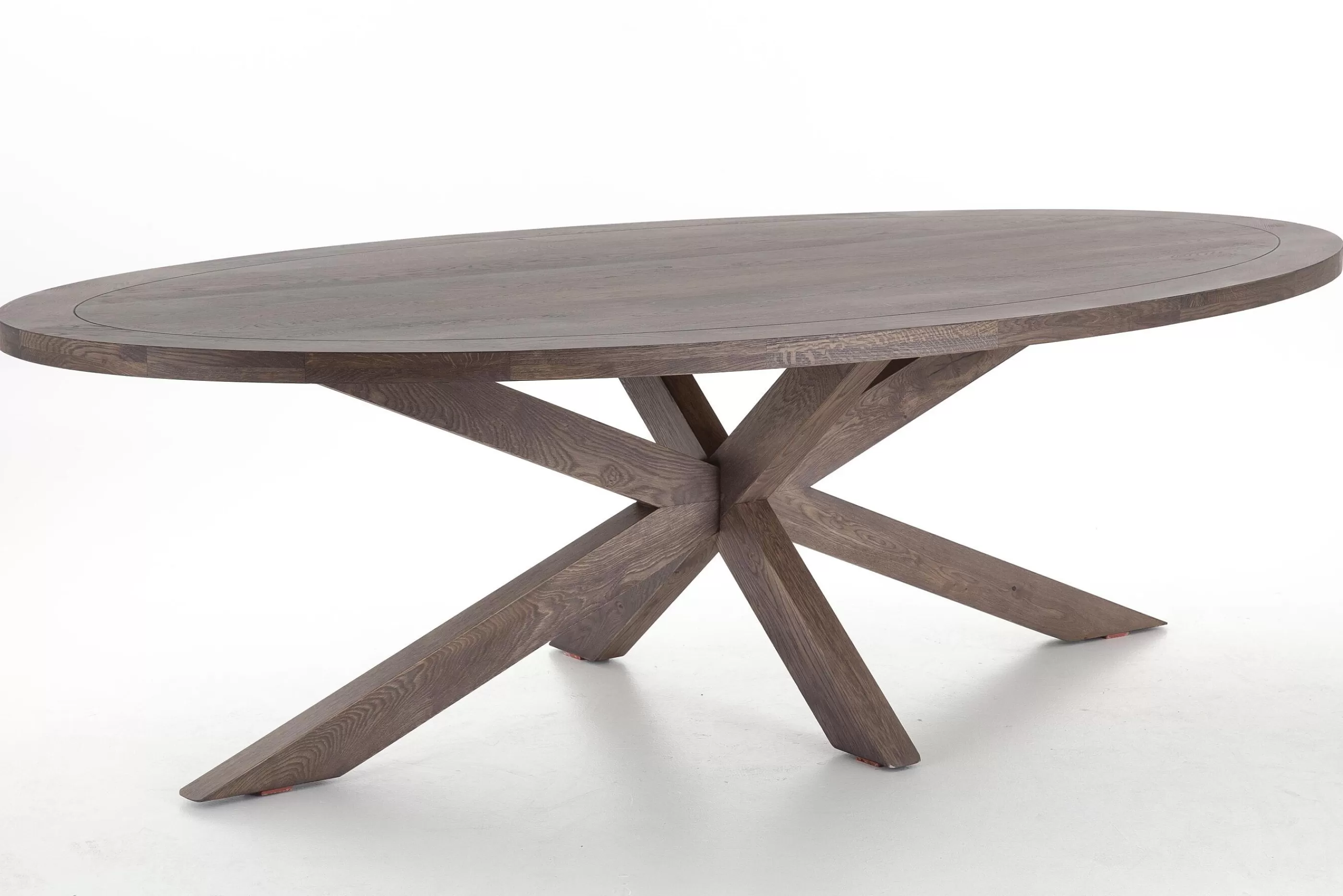 Flamant Forino, Eettafel, Gerookt Eiken, 264 Cm | Eettafels