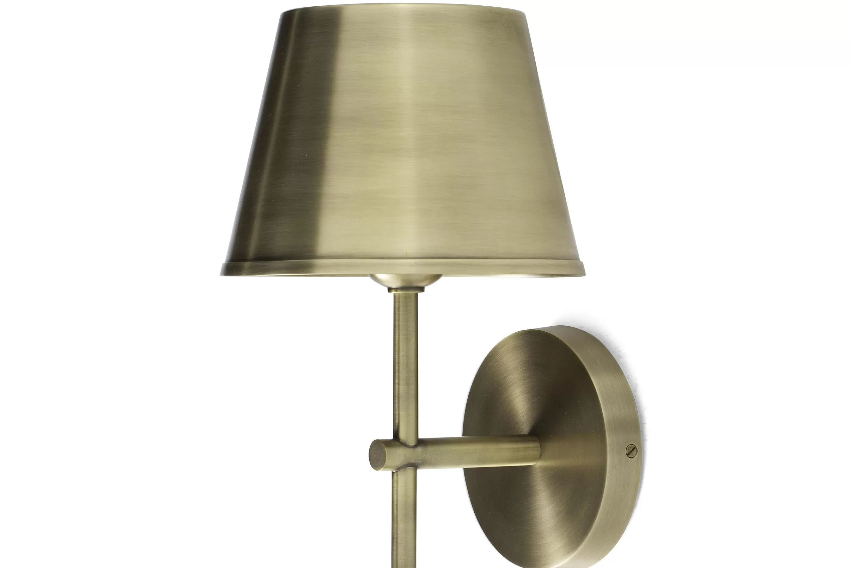 Flamant Itai, Wandlamp, Met Kap, Antiek Messing | Verlichting