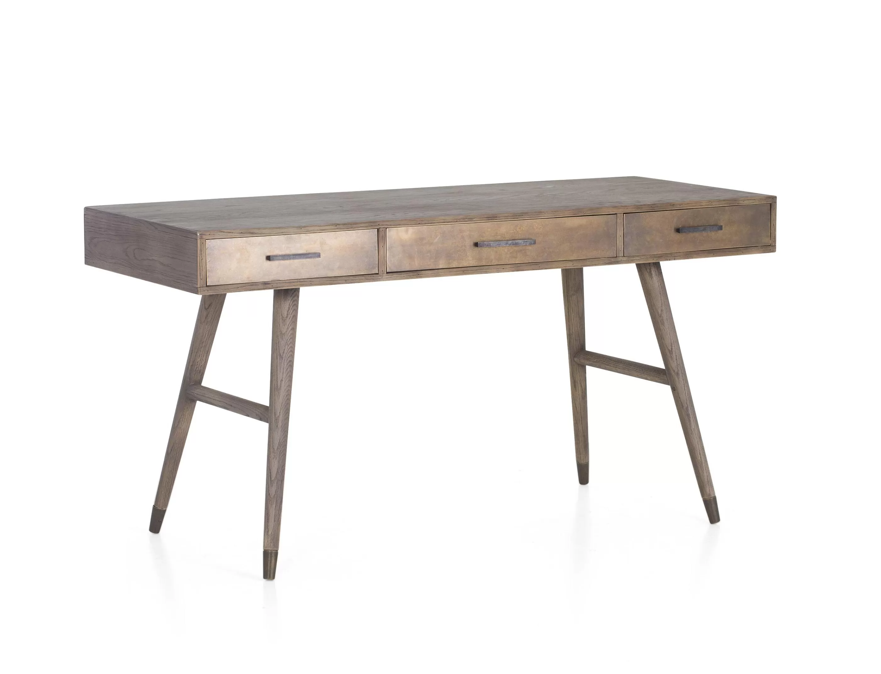 Flamant Nontemar, Bureau, Hout En Messing | Bureaus