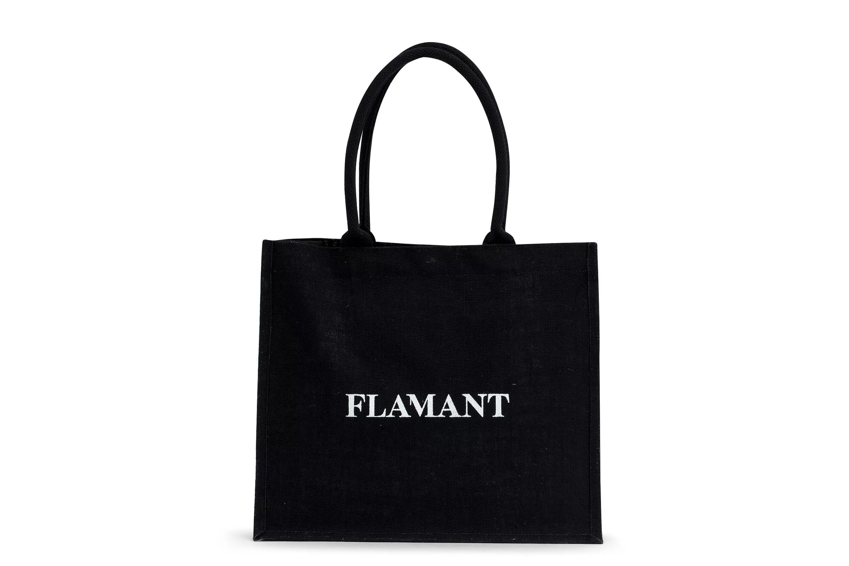 Flamant Shopper , Boodschappentas, Jute, Zwart | Decoratie